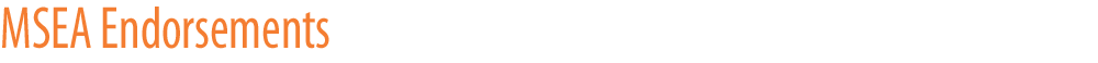 MSEA Endorsements