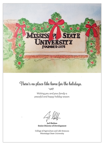 Christmas Card From Mississippi State University